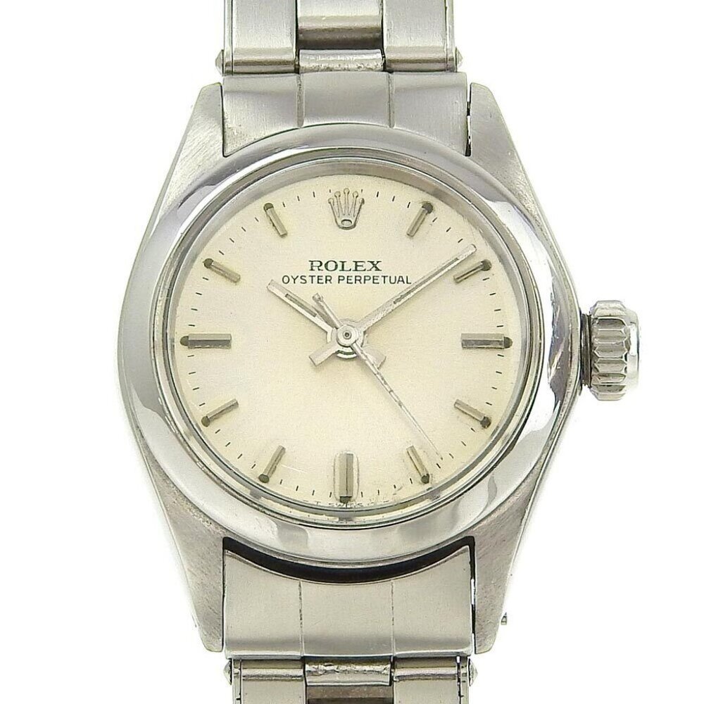 ROLEX lady date Watches 6517 No. 7 SilverDial Stainless Steel Mechanical A...